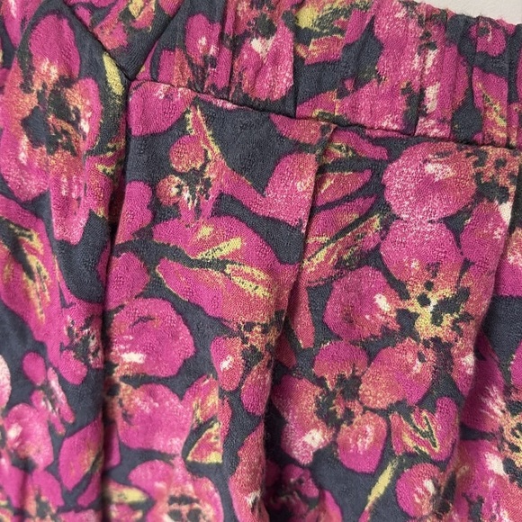 Free People Jeal Bohemian Floral Cutout Dress Pink Long Sleeve Dress Medium - Picture 12 of 12